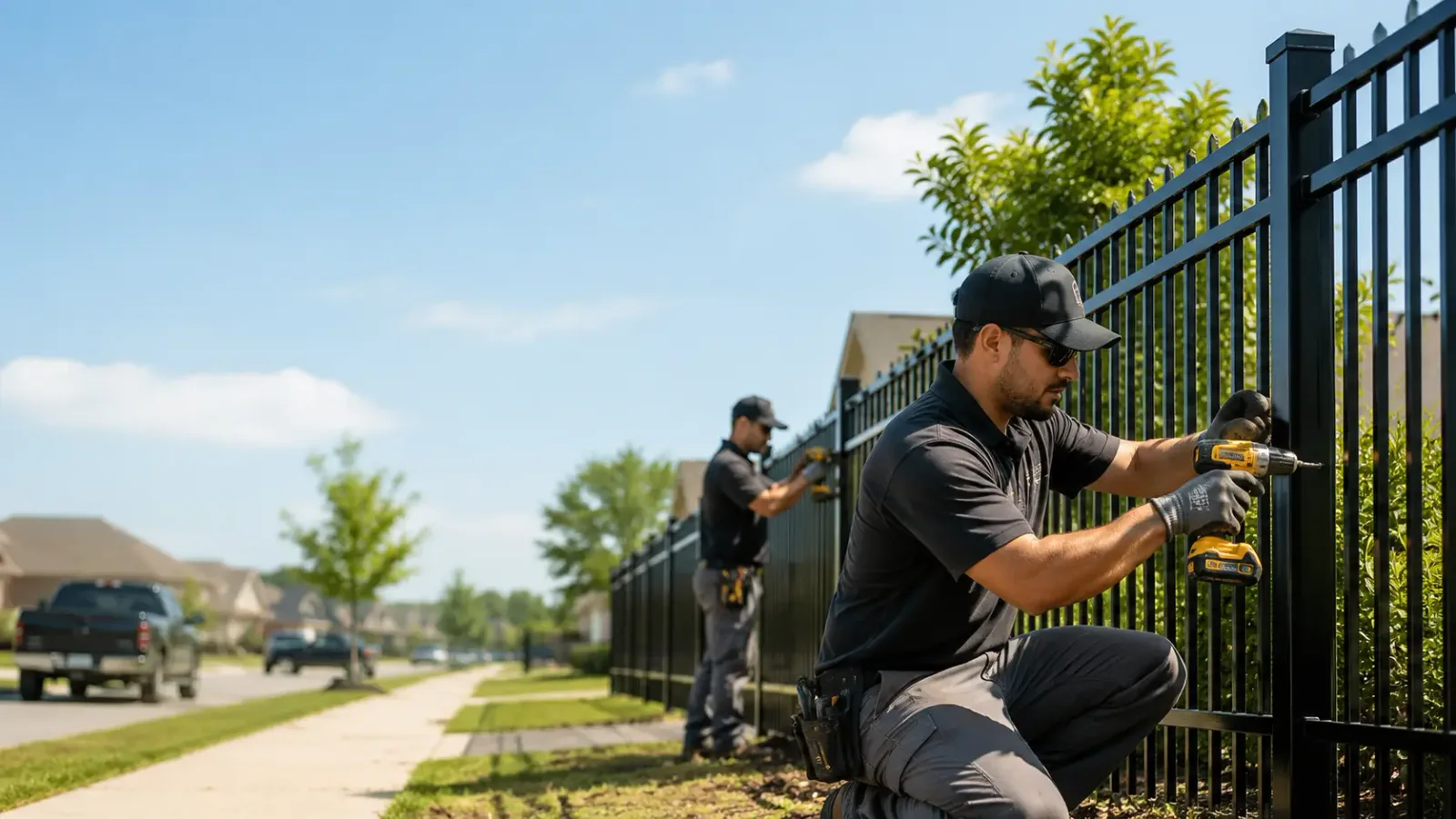 Metal Fence Installation in Morrisonville, IL